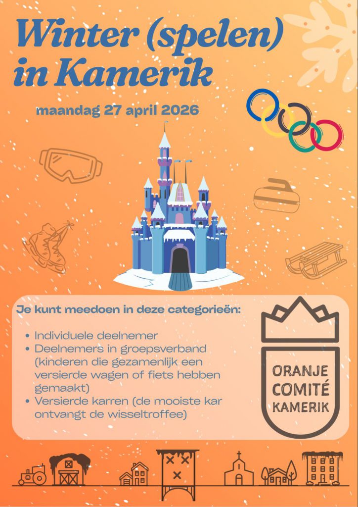 Winter spelen in kamerik